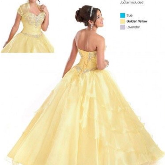 Beauty and the Beast Belle Quince Dress 6 - Picture 3 of 4